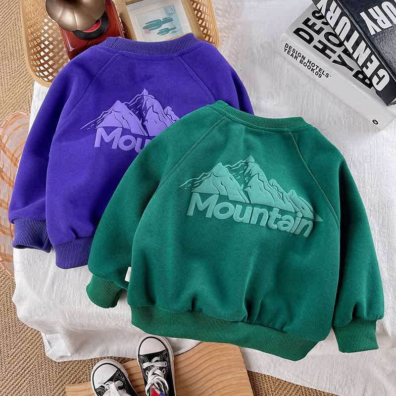 MOUNTAIN Baby Toddler Solid Color Sweatshirt - image 1