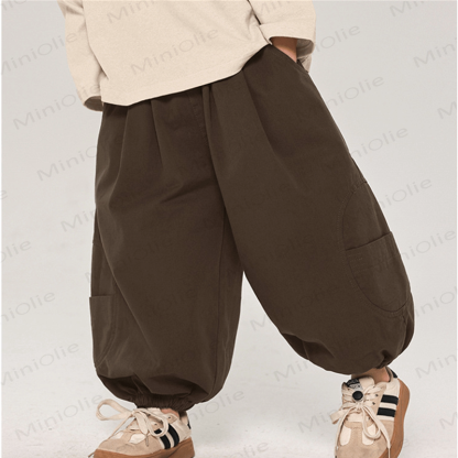 Toddler Plain Design Loose Jogger Pants - image 3