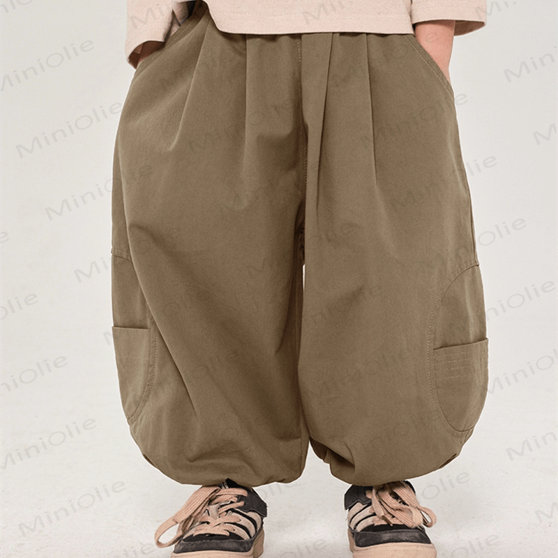 Toddler Plain Design Loose Jogger Pants - image 7