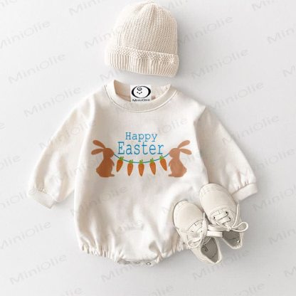 HAPPY EASTER Baby Casual Bodysuit - White - 18-24M - image 1