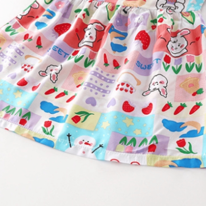 Baby Flower Rainbow Cactus Sleeveless Dress - image 15