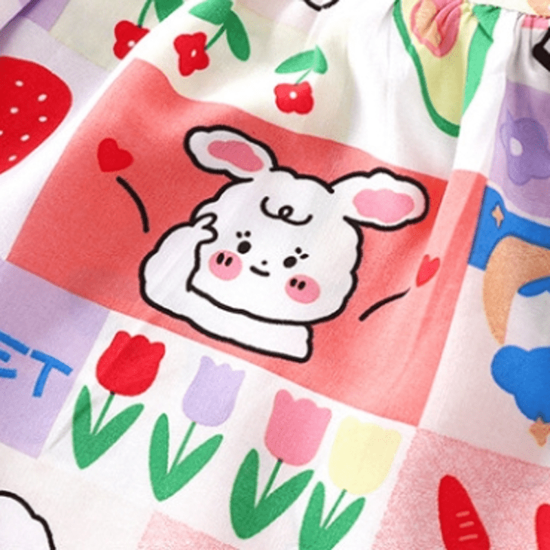 Baby Flower Rainbow Cactus Sleeveless Dress - image 14