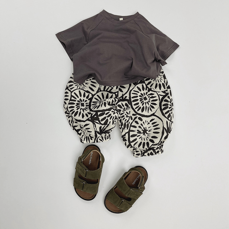 Toddler Loose Retro Pattern Design Pants - image 8
