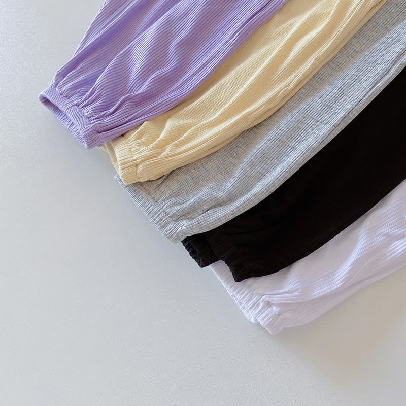 Baby Modal Solid Color Basic Soft Pants - image 4