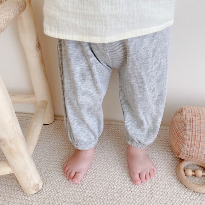 Baby Modal Solid Color Basic Soft Pants - image 7