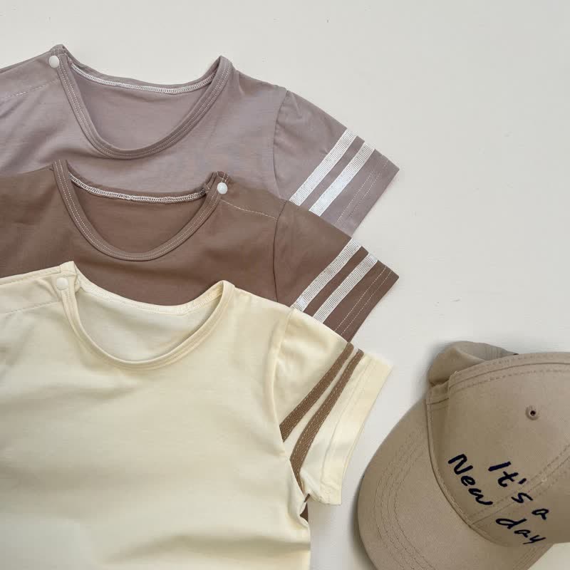 Baby White Stripes Sleeve T-Shirt - image 4