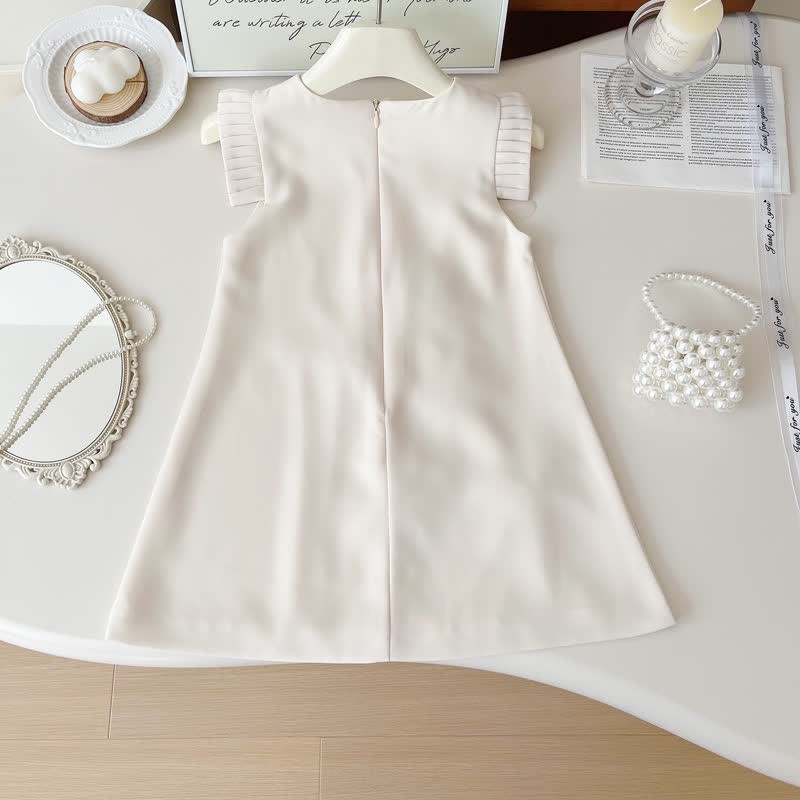 Toddler 3D Flower Sleeveless Graceful Dress - image 2