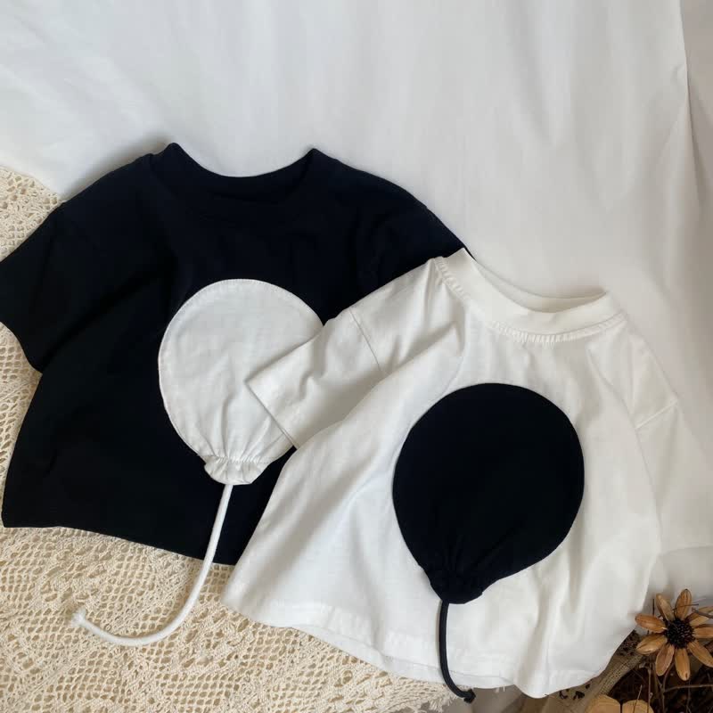 Toddler Balloon Patch Simple T-Shirt - image 1