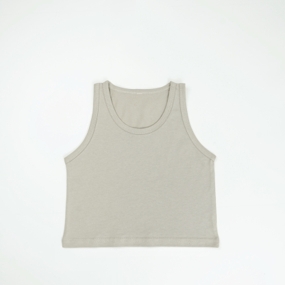 Toddler Solid Color Simple Tank Top - Apricot - 8Y - image 7
