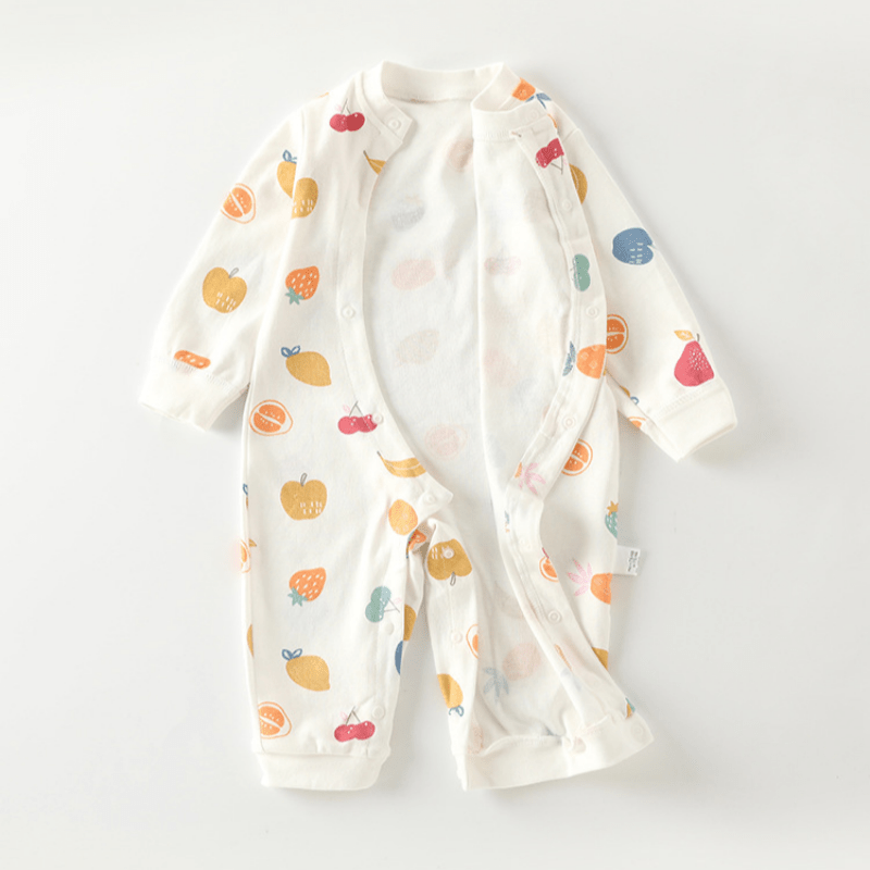 Baby Various Fruits Printed Kimono Style Romper - image 2