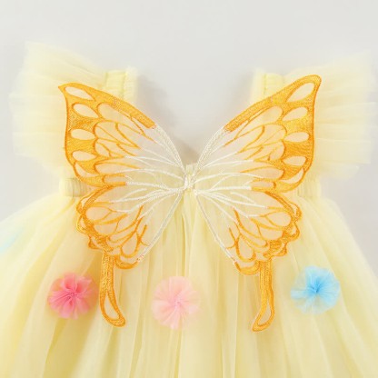 Toddler Butterfly Wings Tulle Dress - image 4