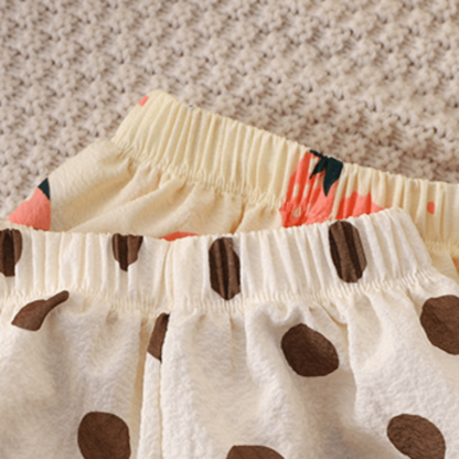 Toddler Strawberry Flower Dots Animal Pants - image 3