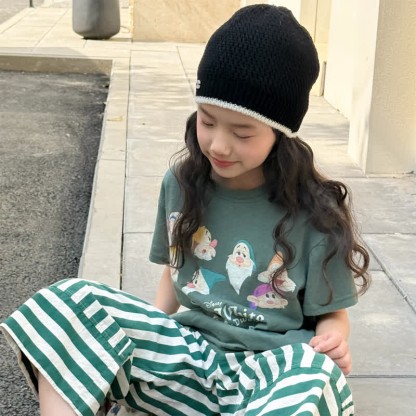 Toddler Girl Striped Simple Loose Pants - image 15