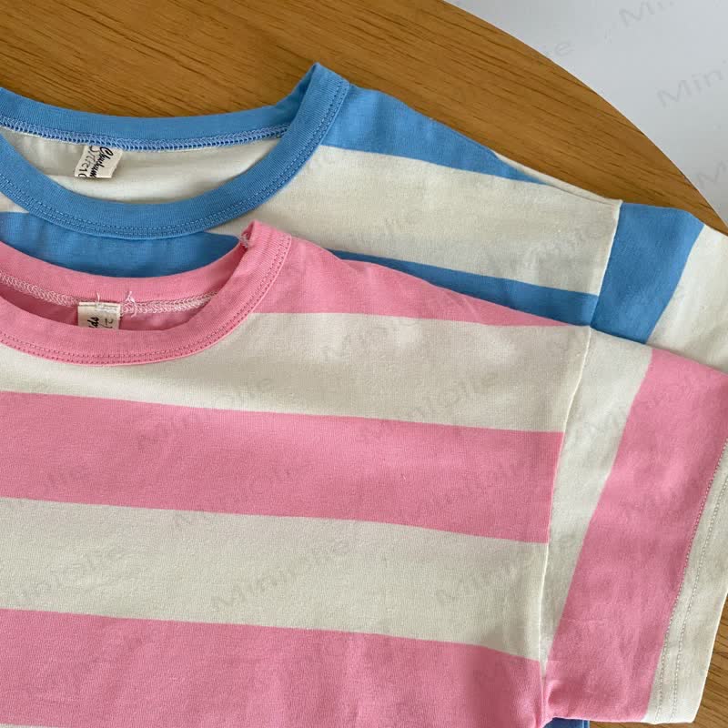 Kid Simple Striped Summer T-Shirt - image 4