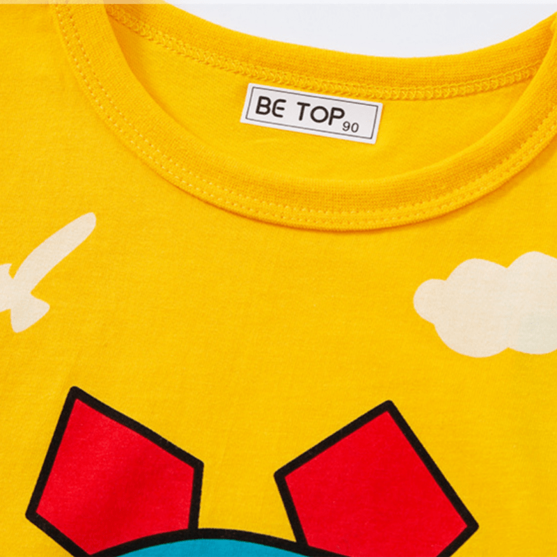 Kid Boy Cartoon Dinosaur Printed T-Shirt - image 3