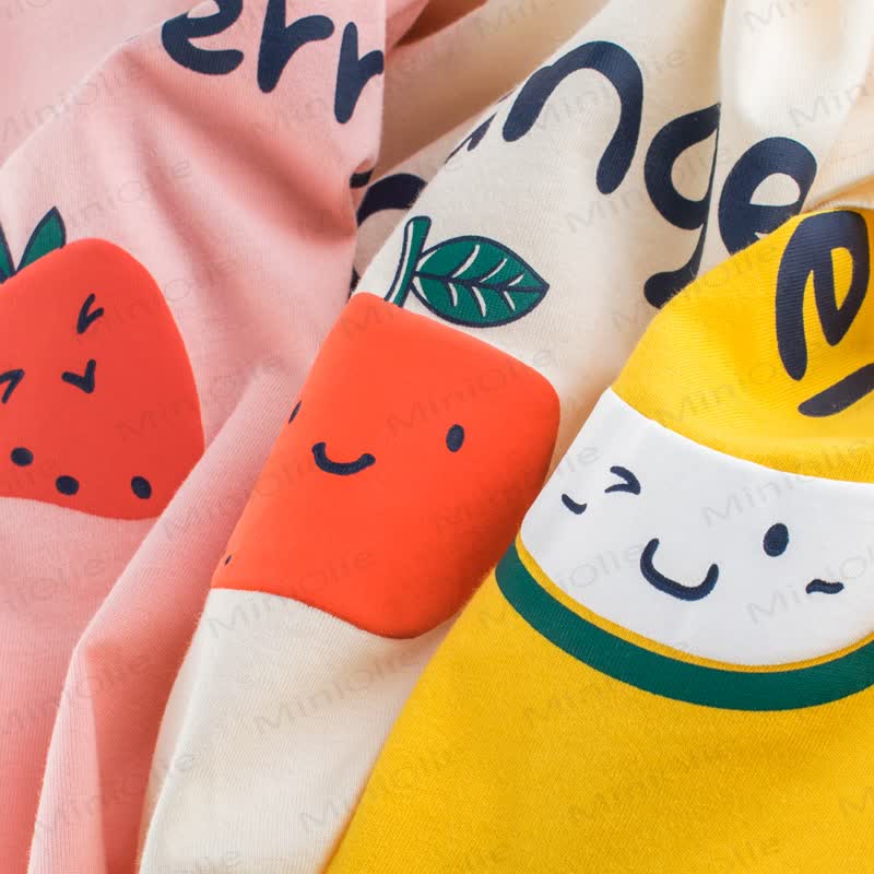 I LIKE MELON/STRAWBERRY/ORANGE Kid Fruit Printed T-Shirt - image 10