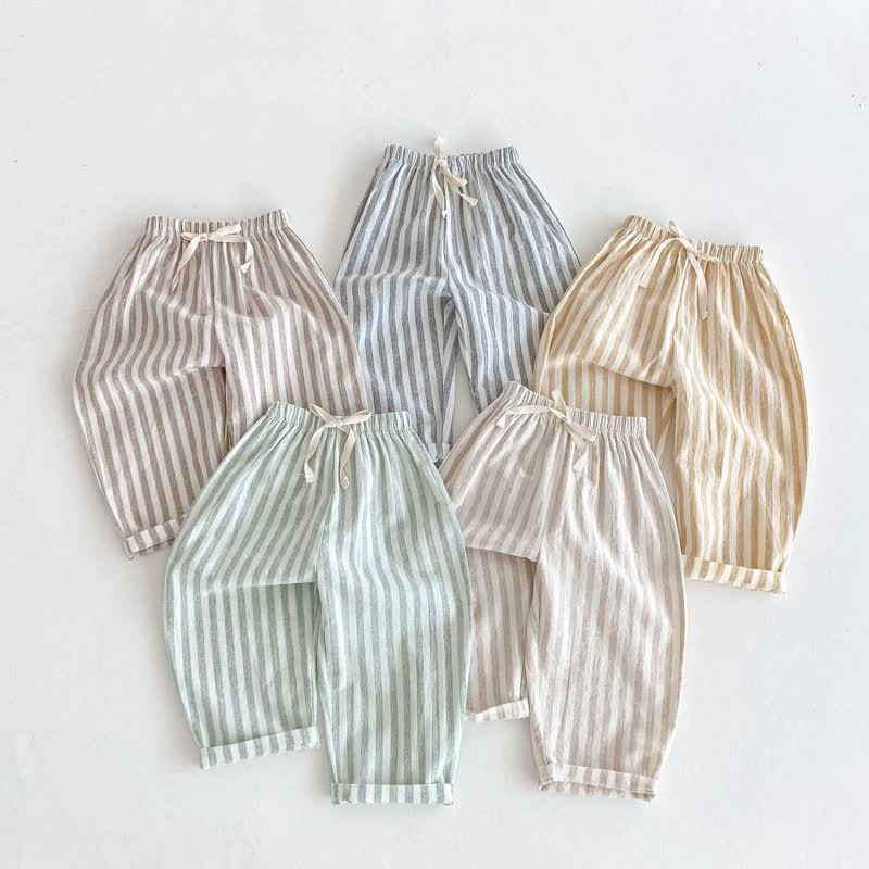 Baby Toddler Vertical Striped Minimalist Pants - image 1
