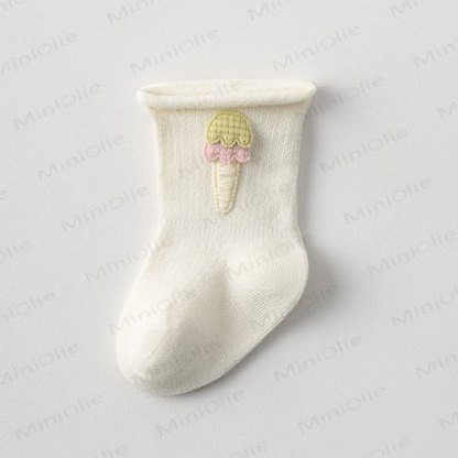 Baby Ice Cream Elephant Bunny Bear Socks - Ice Cream - 1-3T - image 9