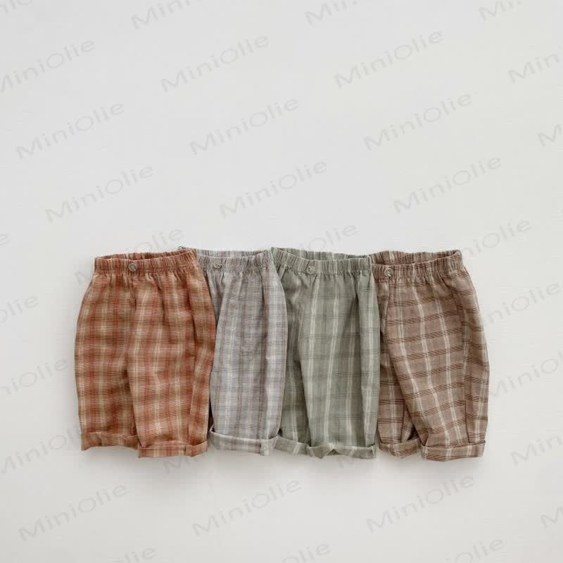 Baby British Style Plaid Pants - image 1