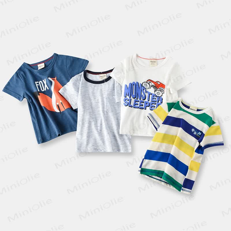 Toddler Boy Car Fox Fashion T-Shirt - image 1