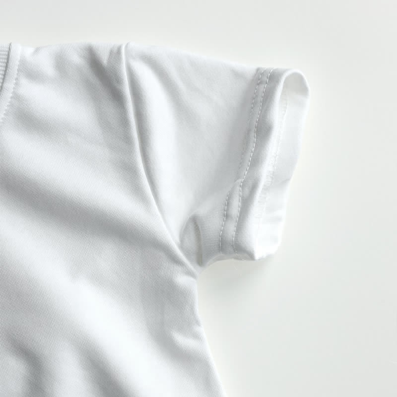 Baby 2-Piece Sixteen Multicolor Flower White Set - image 4