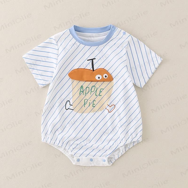 APPLE PIE Baby Striped Bodysuit – MiniOlie