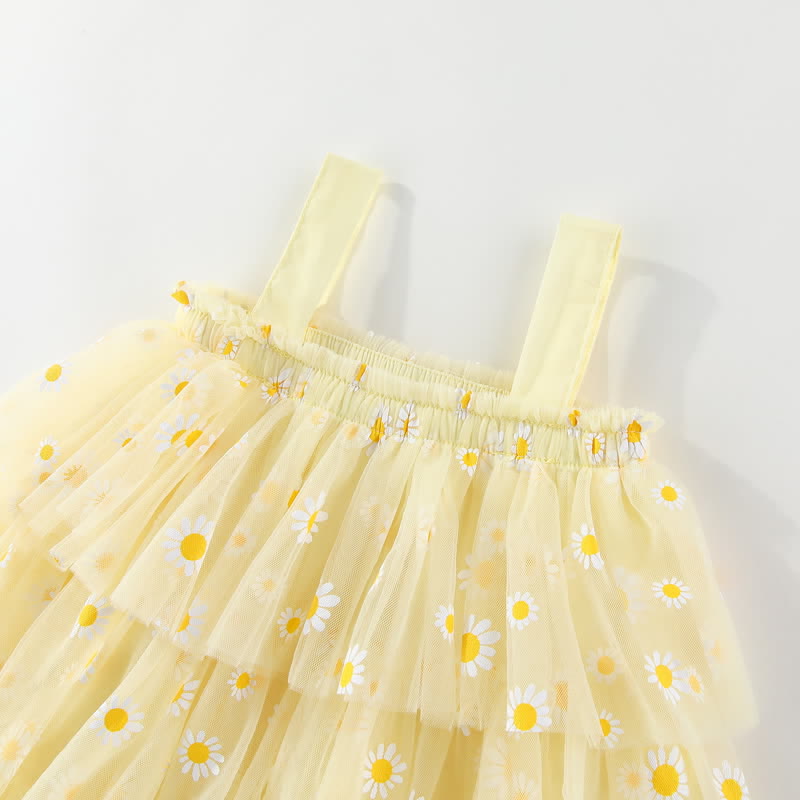 Toddler Daisy Tulle Layered Dress - image 14