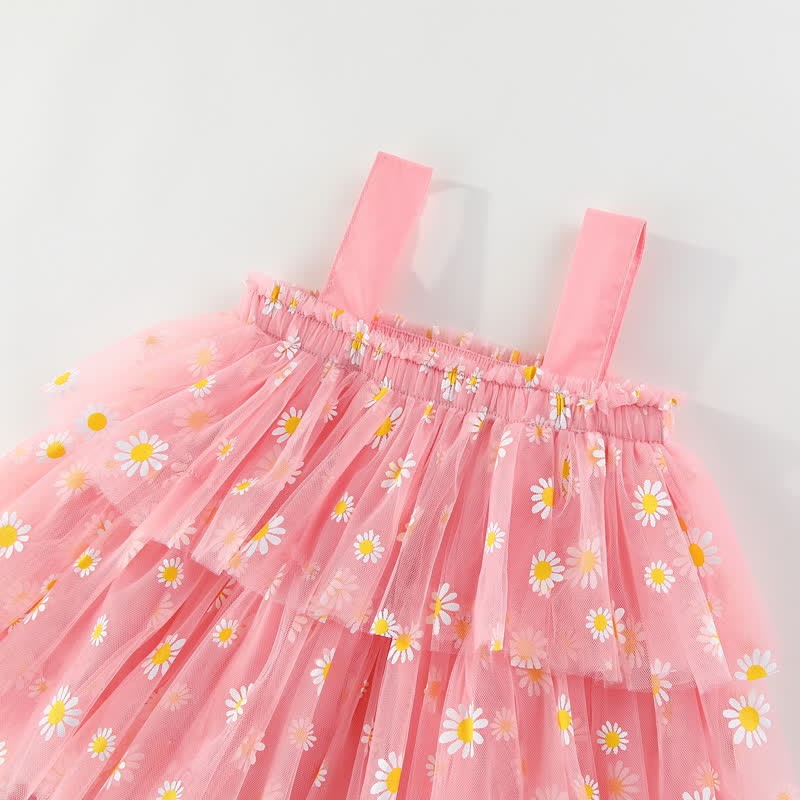 Toddler Daisy Tulle Layered Dress - image 5
