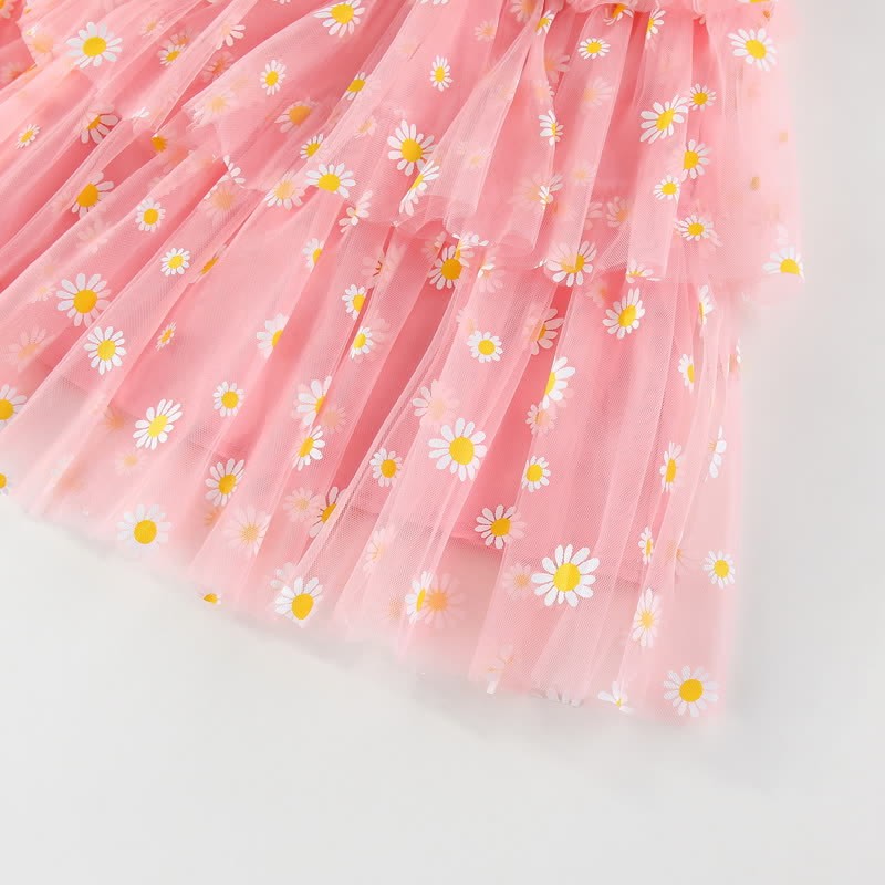 Toddler Daisy Tulle Layered Dress - image 8