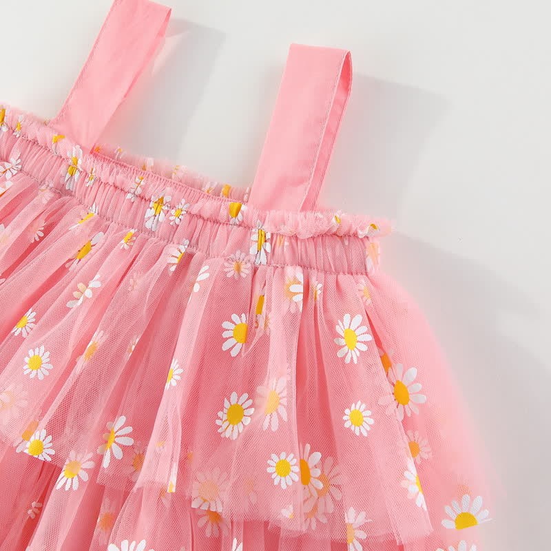 Toddler Daisy Tulle Layered Dress - image 7