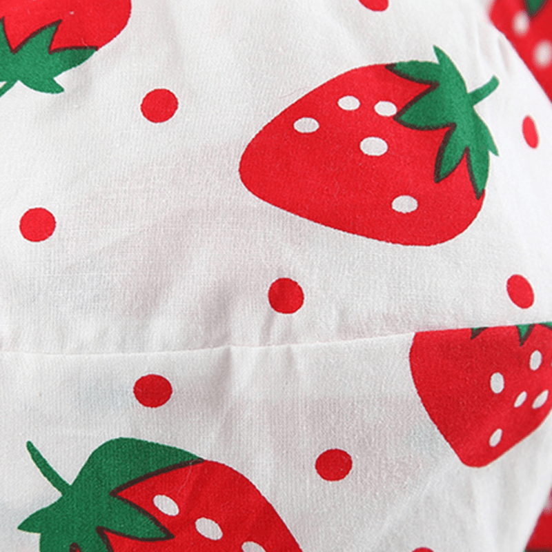 Baby Strawberry Dots Dress with Hat - image 5