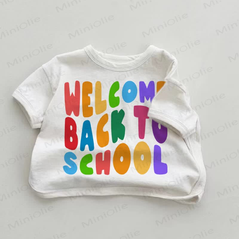 WELCOME BACK TO SCHOOL Baby White T-shirt - White - 18-24M - image 1