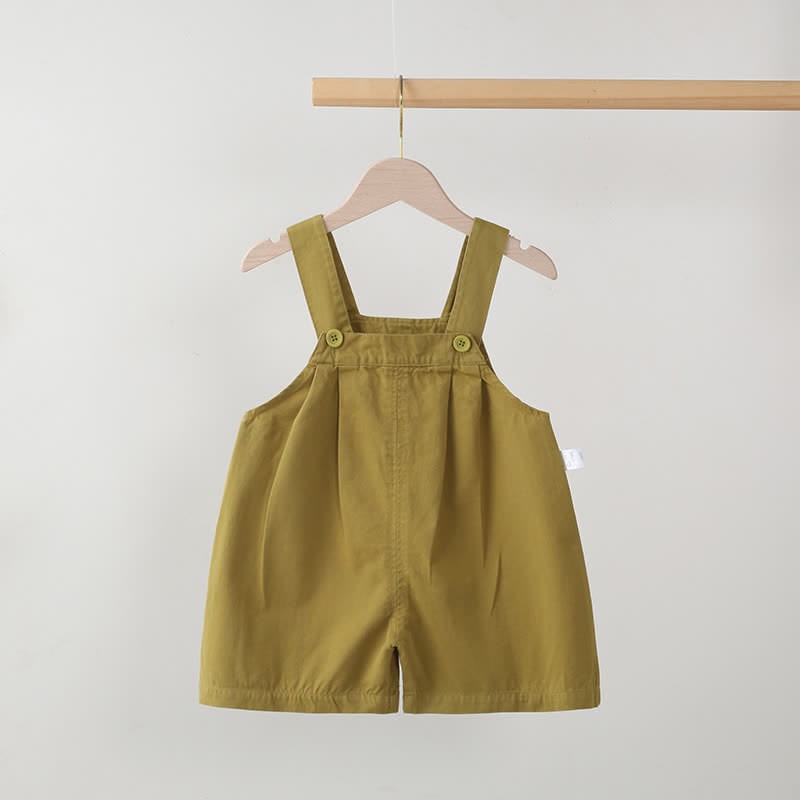 Toddler Solid Color Unisex Overalls - Green - 5-7T - image 2