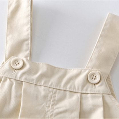 Toddler Solid Color Unisex Overalls - image 5