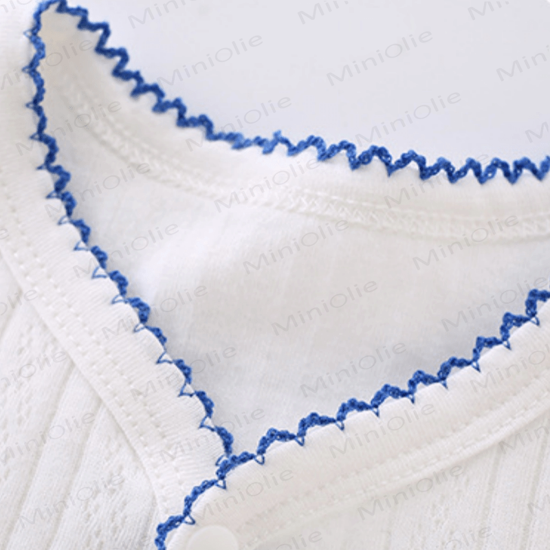 Baby Bear Patch Colored Outline Romper - image 5