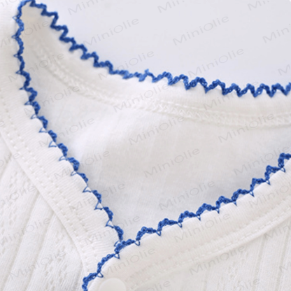 Baby Bear Patch Colored Outline Romper - image 5