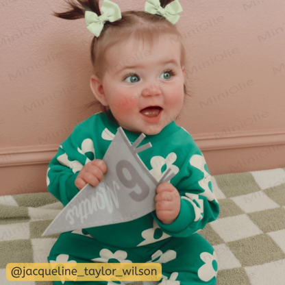 Baby Flower Green 2-piece Set - image 3