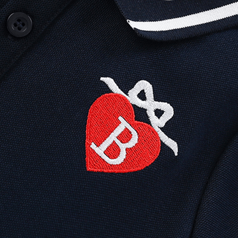 Toddler Kid Polo Bow Heart Black Dress - image 5