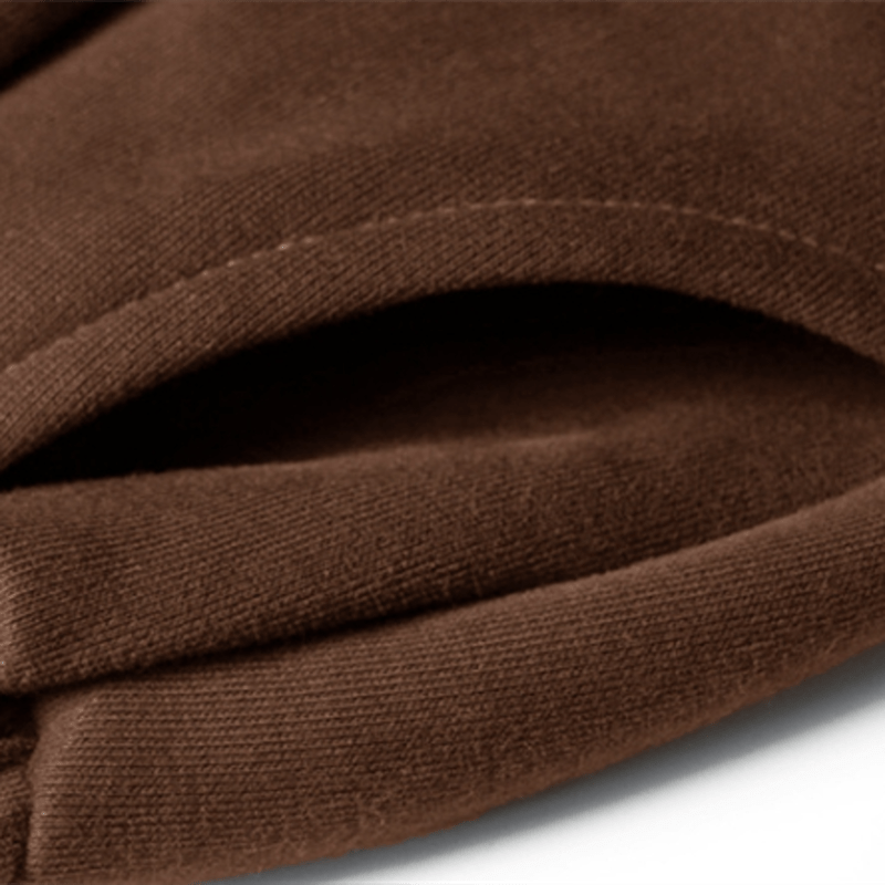 Toddler Solid Color Brown Jogger Pants - image 5