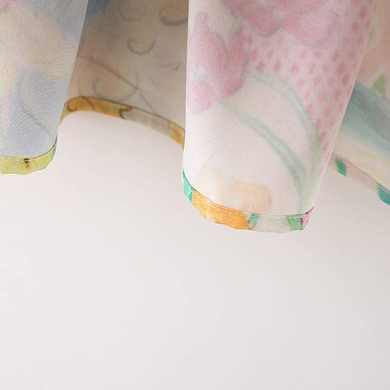 Toddler Multicolor Abstract Rhombus Dress - image 11