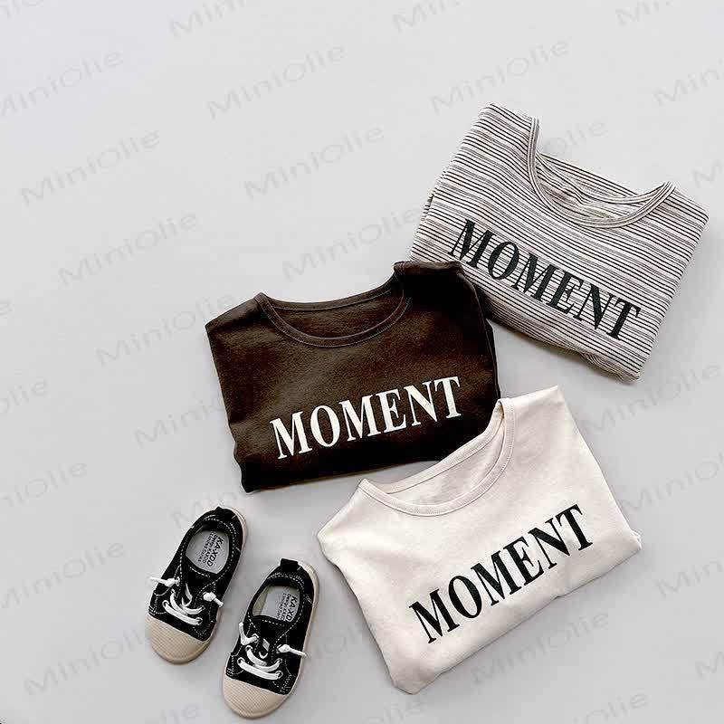 MOMENT Toddler Letter Printed T-Shirt - image 6