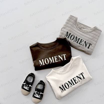 MOMENT Toddler Letter Printed T-Shirt - image 6