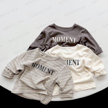 MOMENT Toddler Letter Printed T-Shirt - image 1