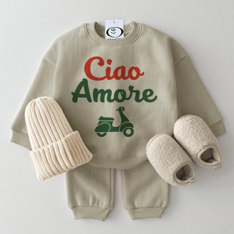 CIAO AMORE Baby 2-Piece Set - Grey Green - 2-3T - image 1