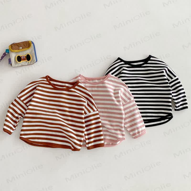 Toddler Striped Base Layer Casual T-Shirt - image 4