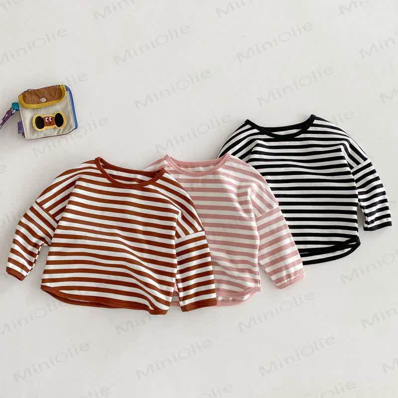 Toddler Striped Base Layer Casual T-Shirt - image 4