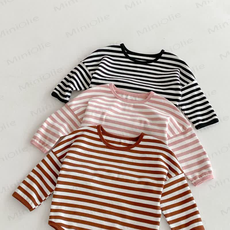 Toddler Striped Base Layer Casual T-Shirt - image 2