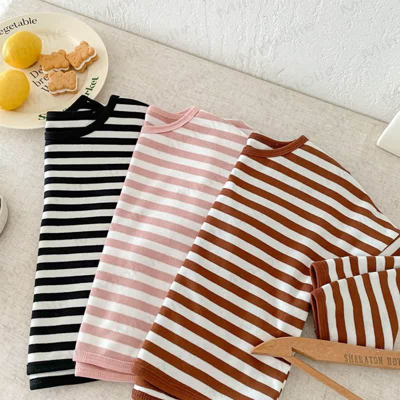 Toddler Striped Base Layer Casual T-Shirt - image 7