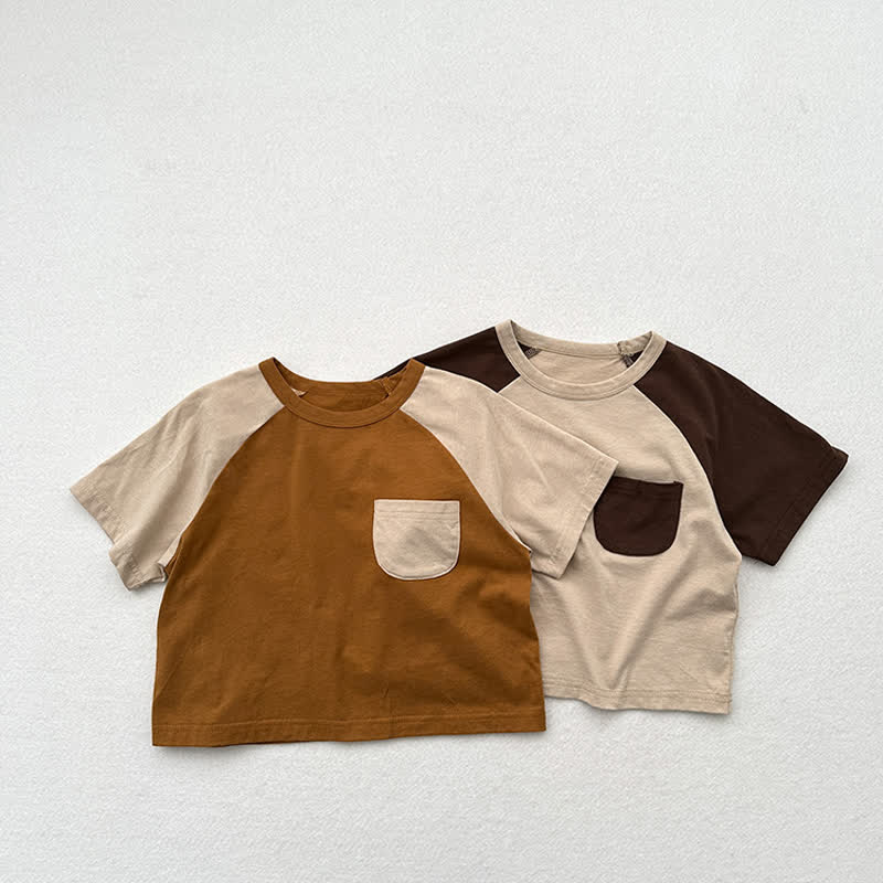 Toddler Contrast Color Raglan T-Shirt - image 3