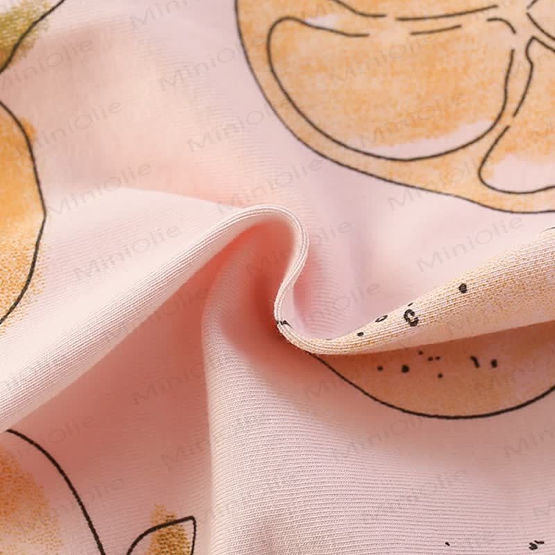 Toddler Kid Pink Orange Ruffled Dress - image 8